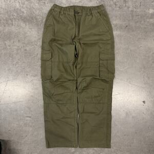 Vintage Y2K Brandon Thorne Green Army Cargo Wide Leg Flare Men's Pants XL